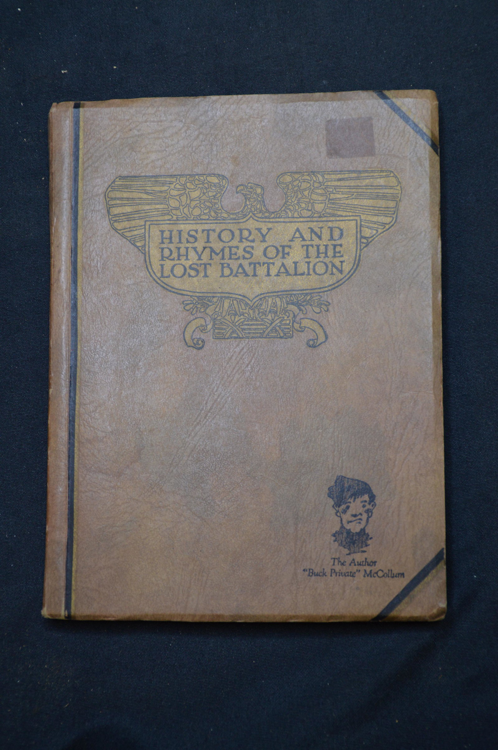 History and Rhymes of the Lost Battalion 1929: By Buck Private McCollum sketches by Franklin Sly and Tolman R. Reamer. Contains multiple poems and rhymes of the events the soldiers endured during WW1. The book is in great Condition.