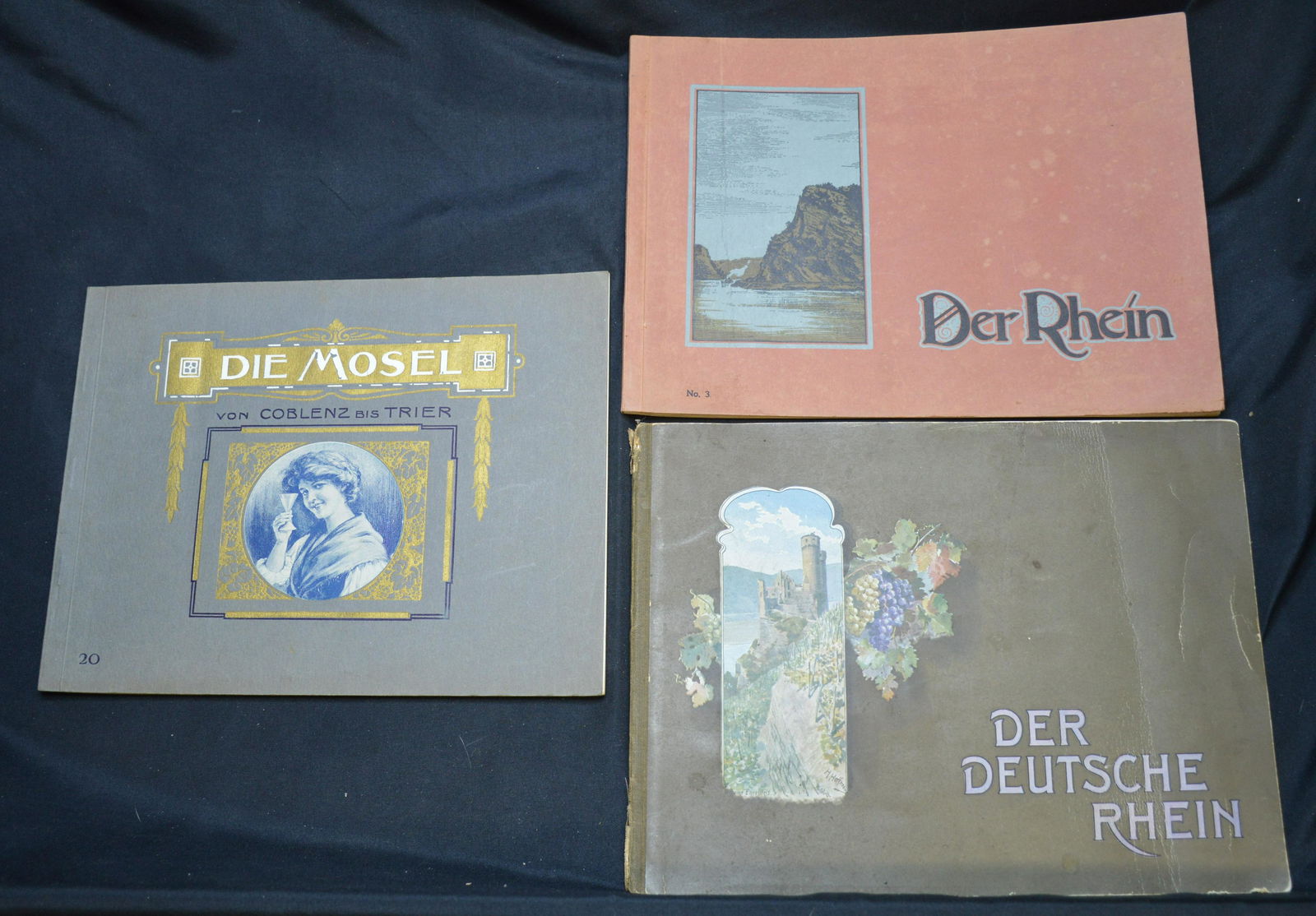 3 German Books from Before WW1. (1 of 8)