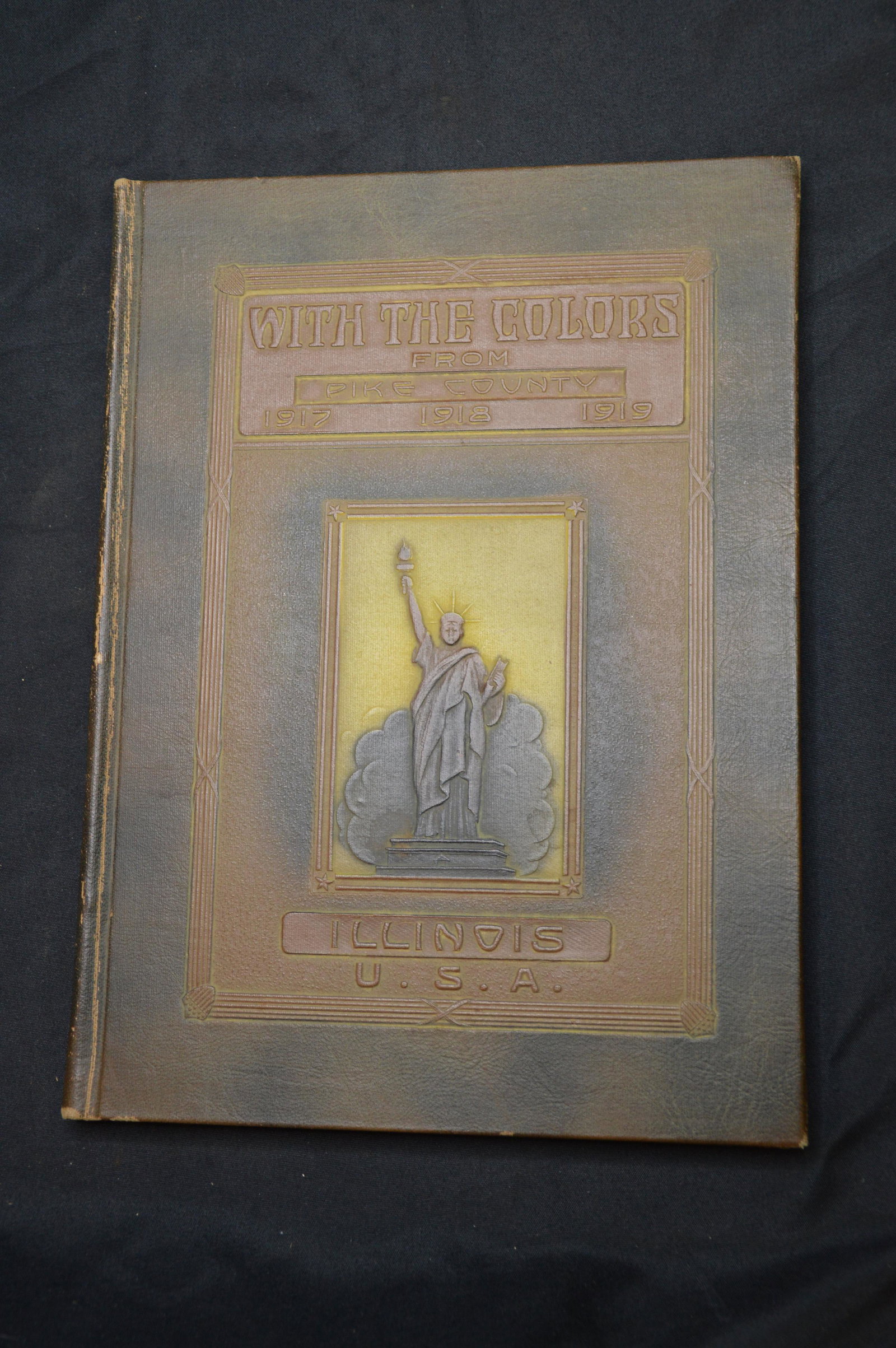 With The Colors From Pike County Illinois 1917 1918: Tells the history of the men and women that fought in WW1 from Pike County Illinois.