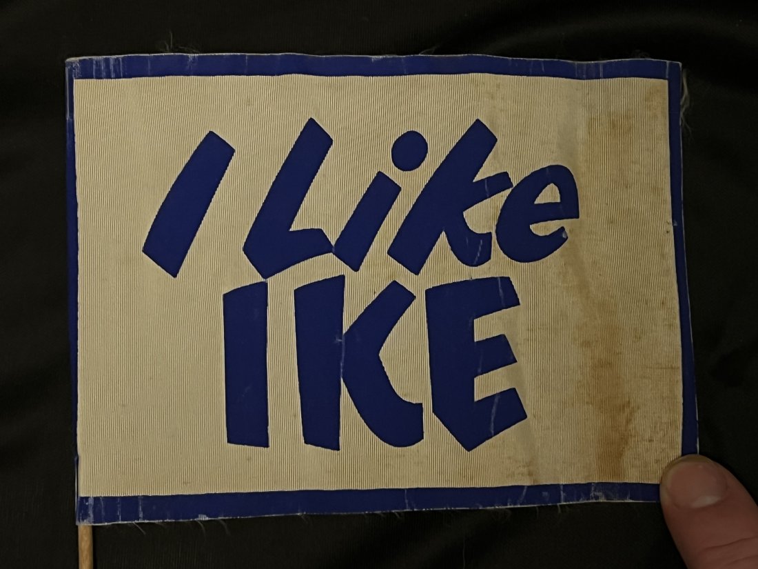 I Like Ike Campaign Flag (1 of 3)