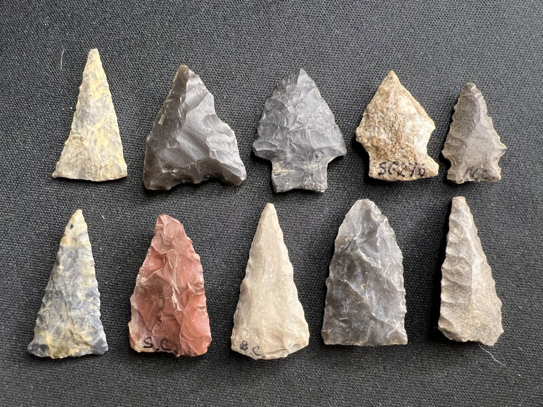 10 Triangles and small Arrowheads (1 of 6)