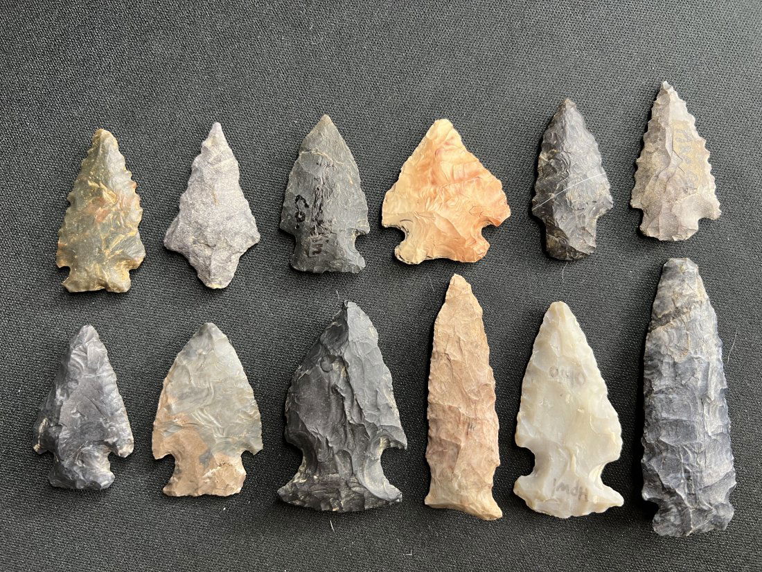 12 Ohio Arrowheads (1 of 6)