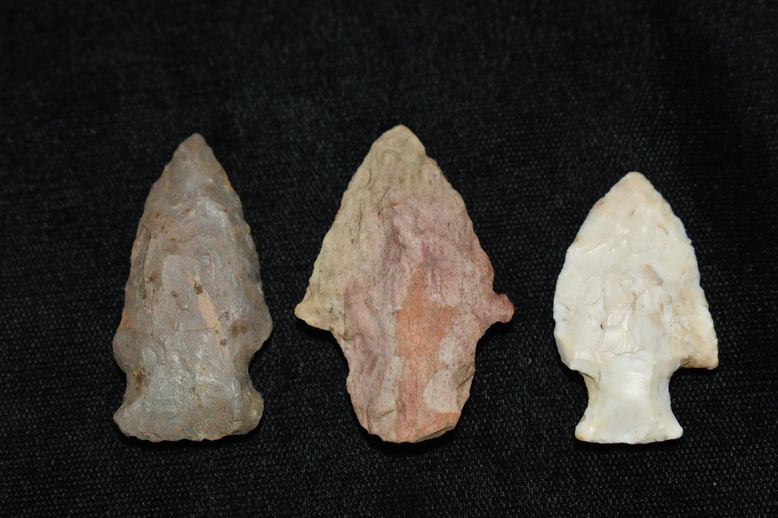3 Arrowheads from Marshal County, IL (1 of 4)