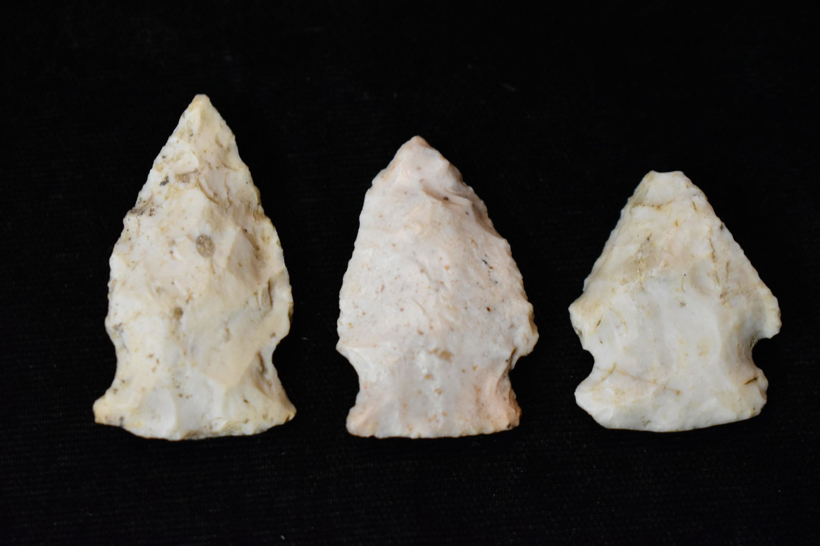 3 Arrowheads from Marshal County, IL (1 of 4)