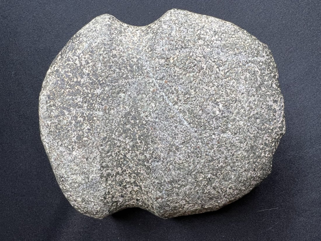 4 15/16" Full Groove Axe: Found in Champaign Co. IL. In the Salt Fork River area by Harley Wynn. 4 3/16" Wide.