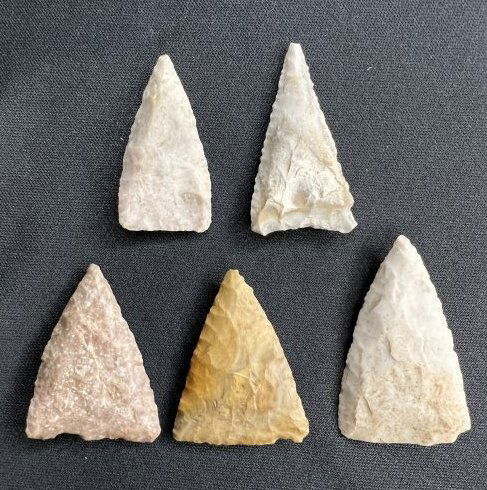 5 Triangle Arrowheads (1 of 4)