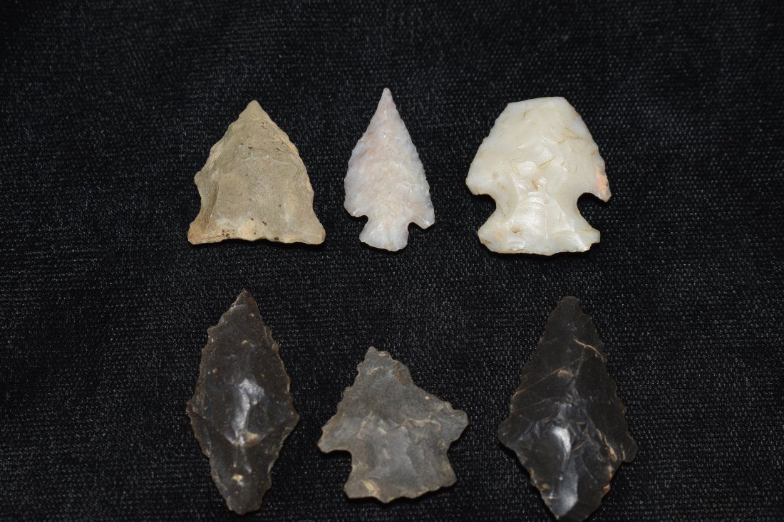 6 Ohio Arrowheads (1 of 3)