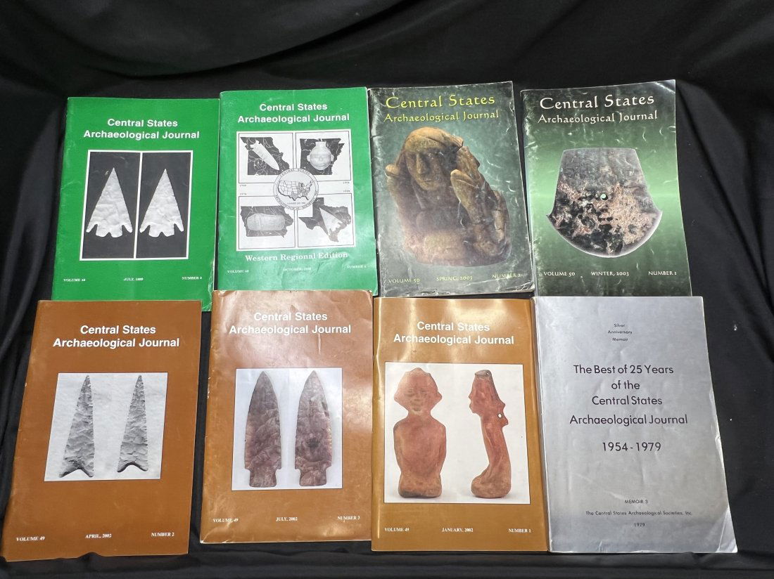 8 Central States Archaeological Journal's (1 of 3)