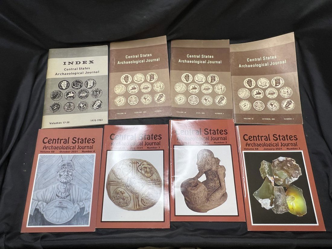 8 Central States Archaeological Journal's (1 of 3)