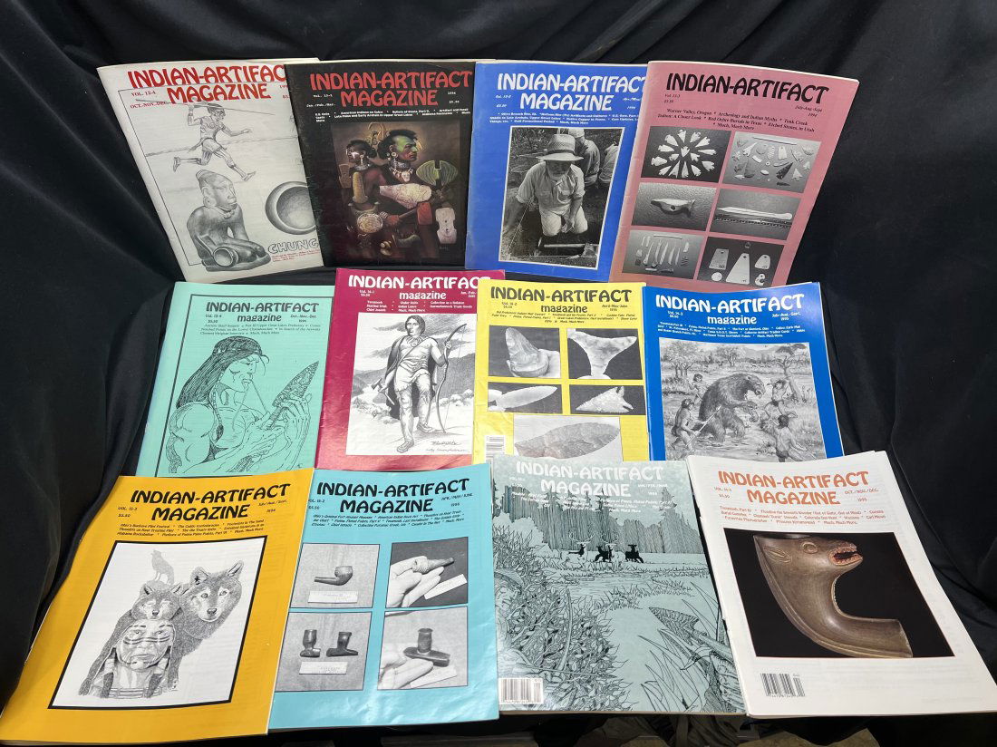 12 Indian Artifact Magazines (1 of 5)