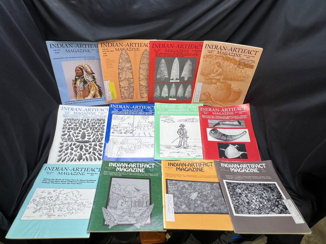 12 Indian Artifact Magazines (1 of 5)