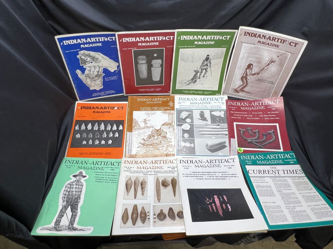 12 Indian Artifact Magazines (1 of 5)