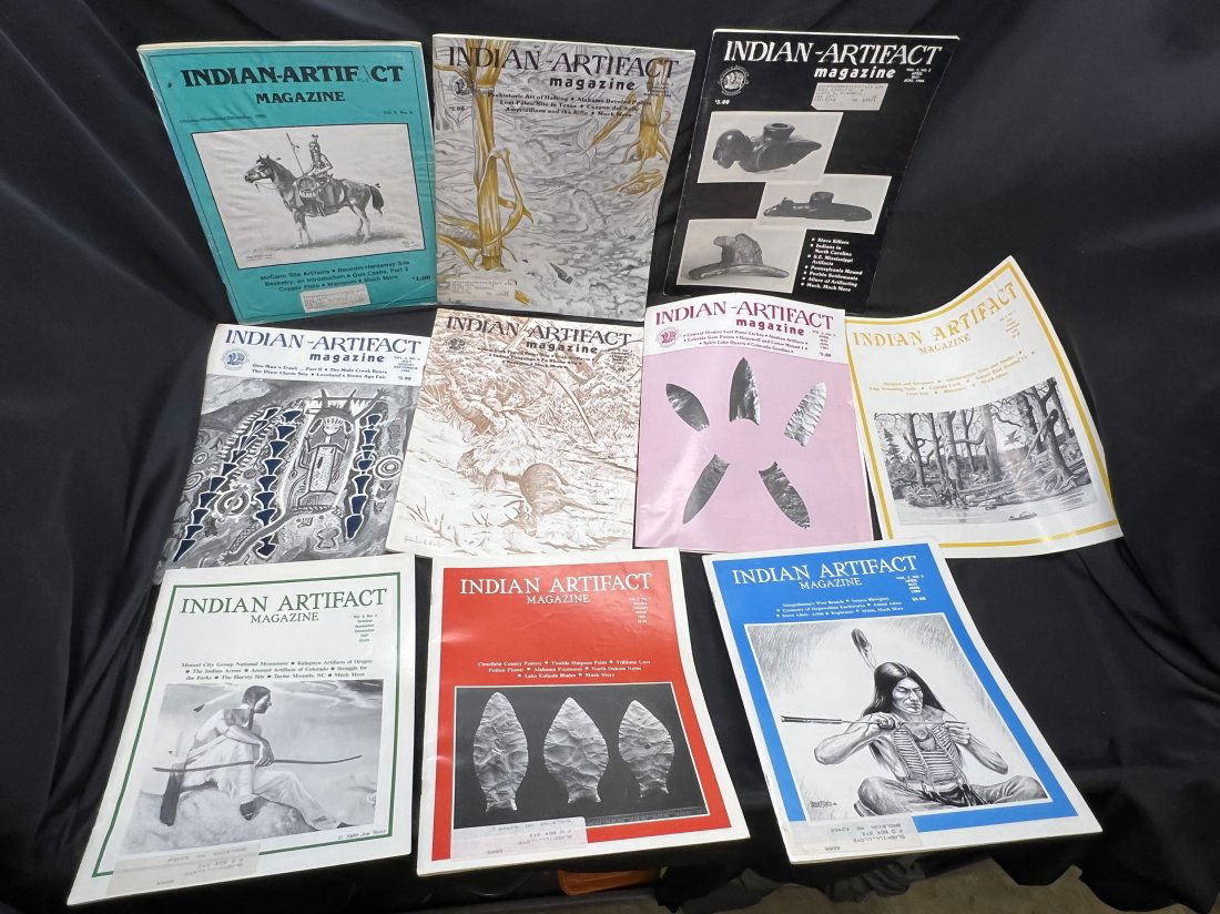 10 Indian Artifact Magazines (1 of 5)