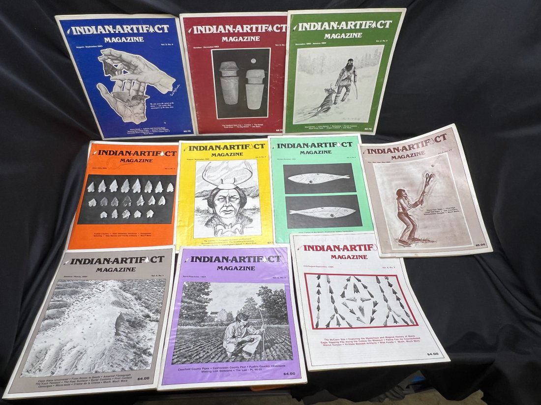 12 Indian Artifact Magazines (1 of 5)