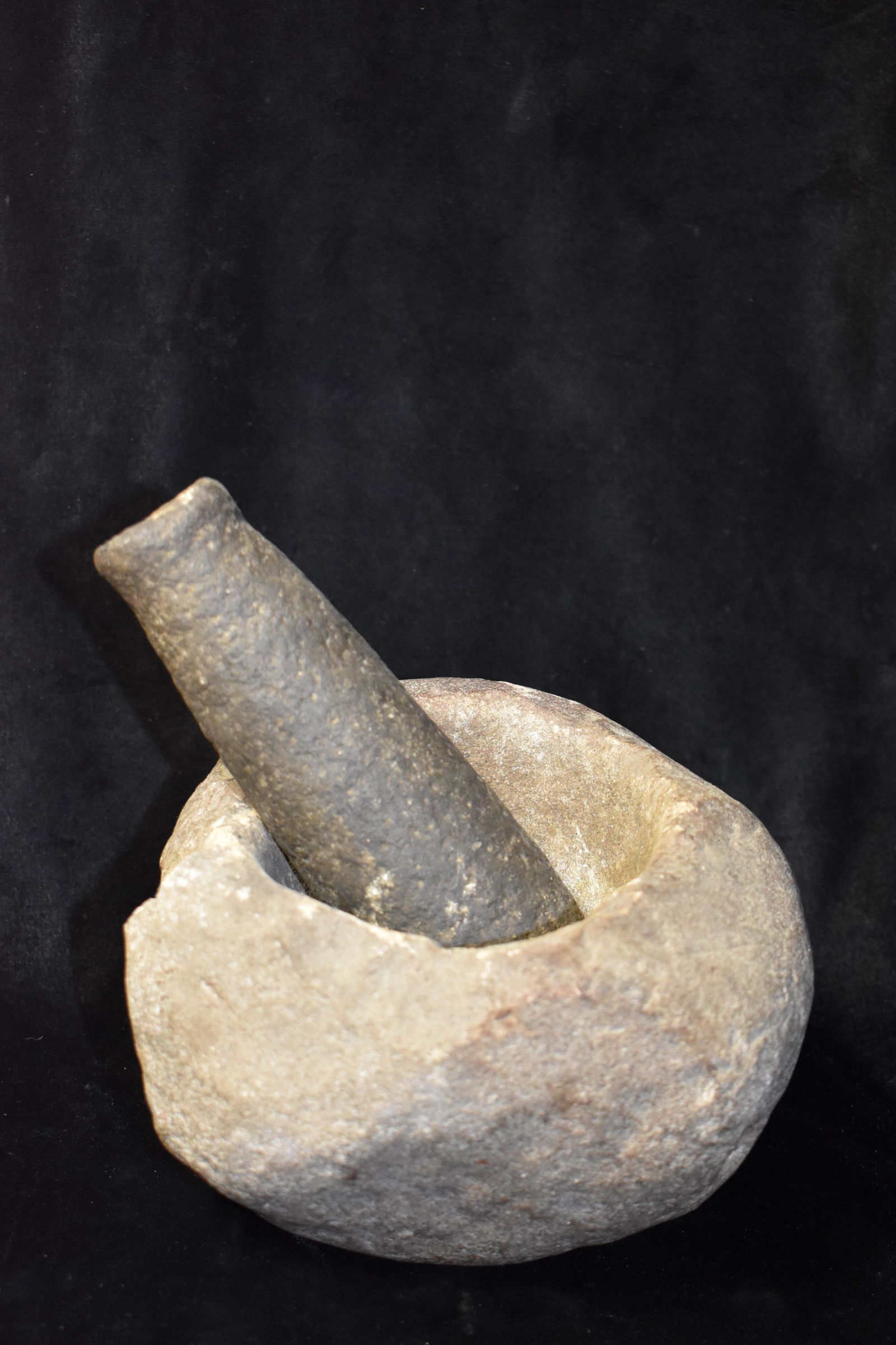 Stone Bowl and Pestle from South Dakota (1 of 8)