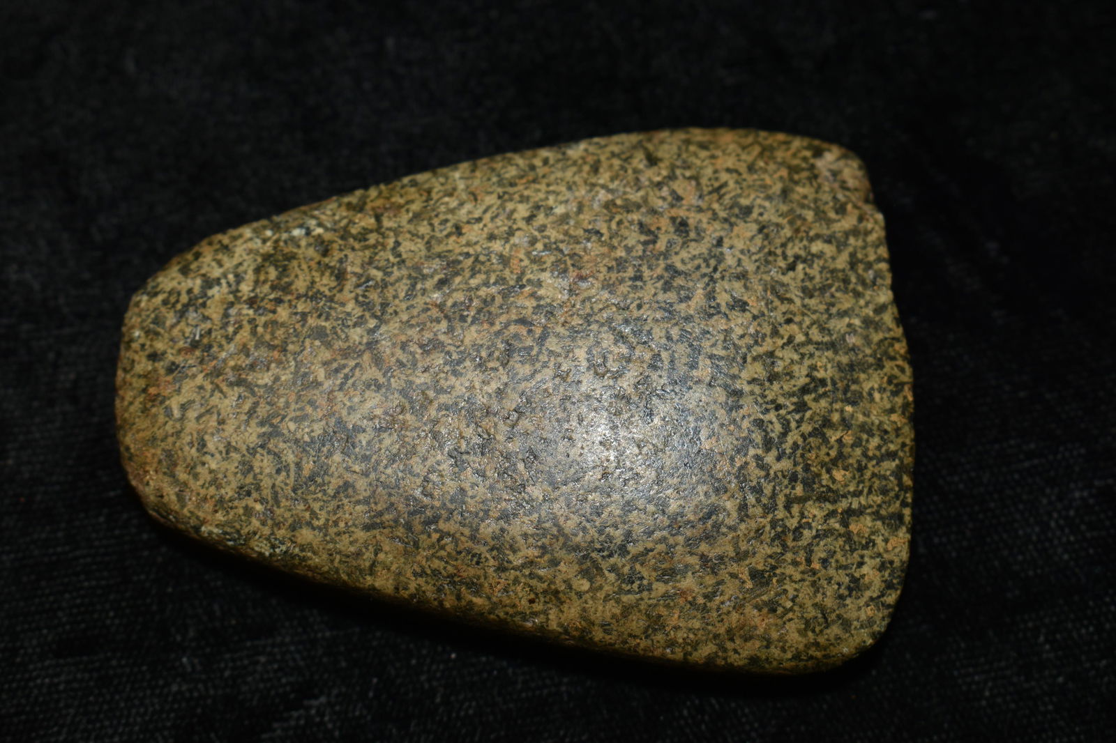 2 5/8" Highly Polished Speckled Granite Adze found in Dent County, Missouri by members of the Martin (1 of 5)