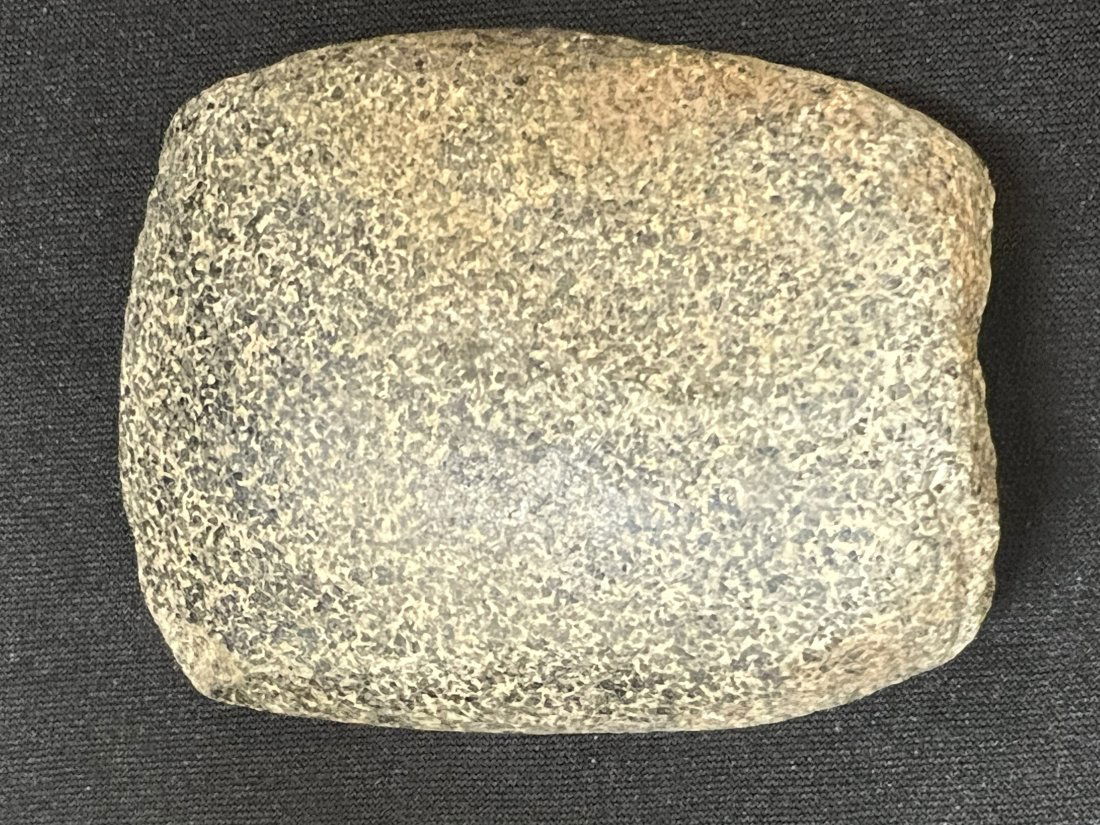Celt 3 1/4" Speckled Granite Heavily polished celt found in Madison Co. Illinois.  2 5/8" wide. (1 of 6)