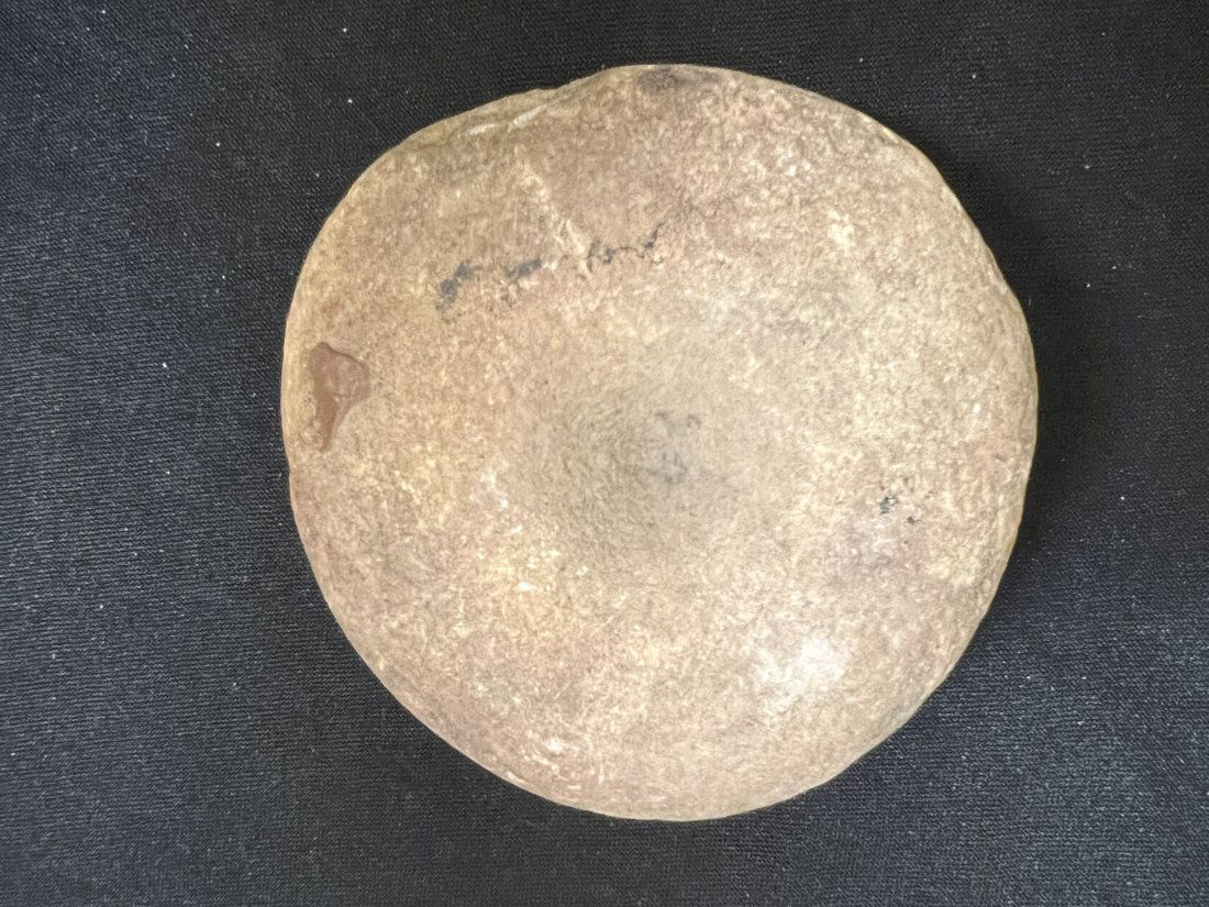Discoidal 3 9/16" Diameter Found by Martin Hart in Dent Co. Missouri.  1 3/4" thick. (1 of 5)