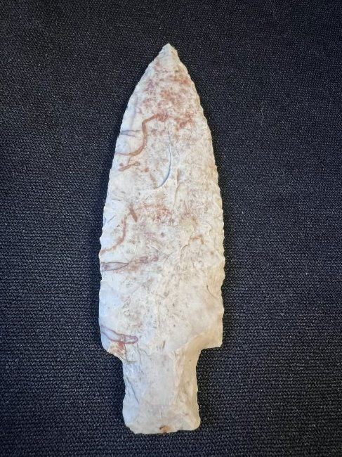 3 9/16" Kramer Thin well made Artifact.  Found in IL.  Has C. M. Cane written on it.  1 1/8" wide. (1 of 4)