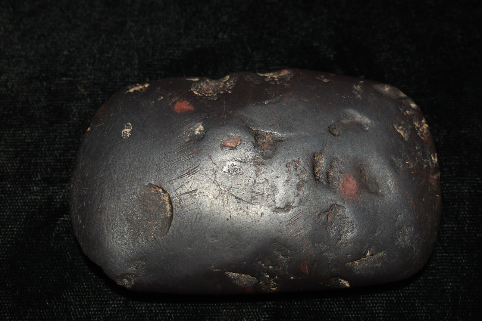 3 1/16" Hemitite Celt found in Miller County.  Ex Roy Hathcock Keele COA (1 of 8)