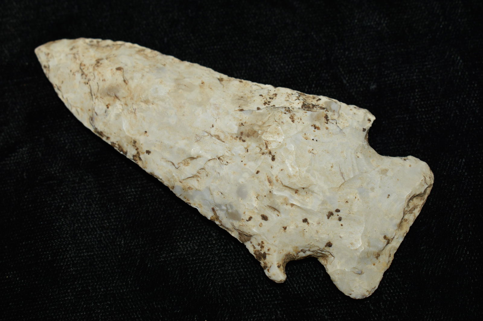 3 1/2" Dandy Rice Lobbed found in Pike Co, Mo. Ex Steve Manos Keele COA (1 of 8)