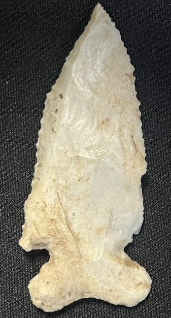 Thebes 3 3/8" Found by Bob Beckman in Franklin Co. MO 1 3/16" wide.: Found by Bob Beckman in Franklin Co. MO 1 3/16" wide.