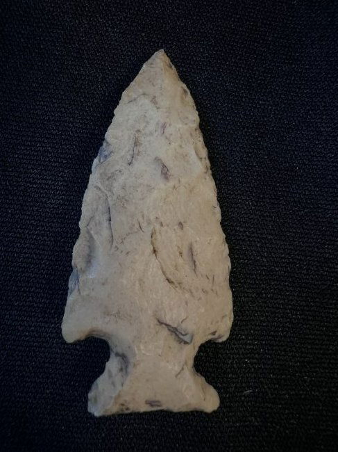 2 1/8" Kings Corner Notched Found by Bob Beckman in Franklin Co. MO 1 3/16" wide. (1 of 4)