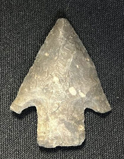 Apple Creek 1 13/16" Found in Pike Co. Illinois by Leslie Stolte near Barry Illinois.  1 7/16" Wide. (1 of 4)