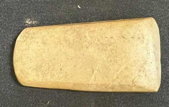 3" Slate Celt W/COA Nice well made Celt with great patena.  1 9/16" wide and comes with a Jim (1 of 7)