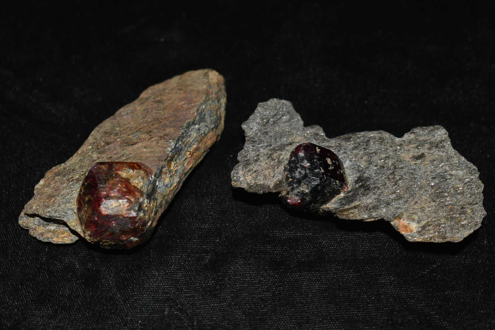 2 Large Garnets in Matrix (1 of 5)