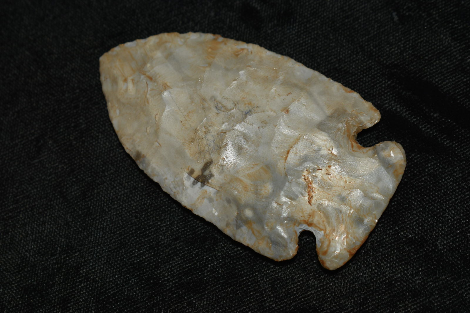 3 7/8" Modern Flint Ridge Kirk Corner Notch Arrowhead (1 of 4)
