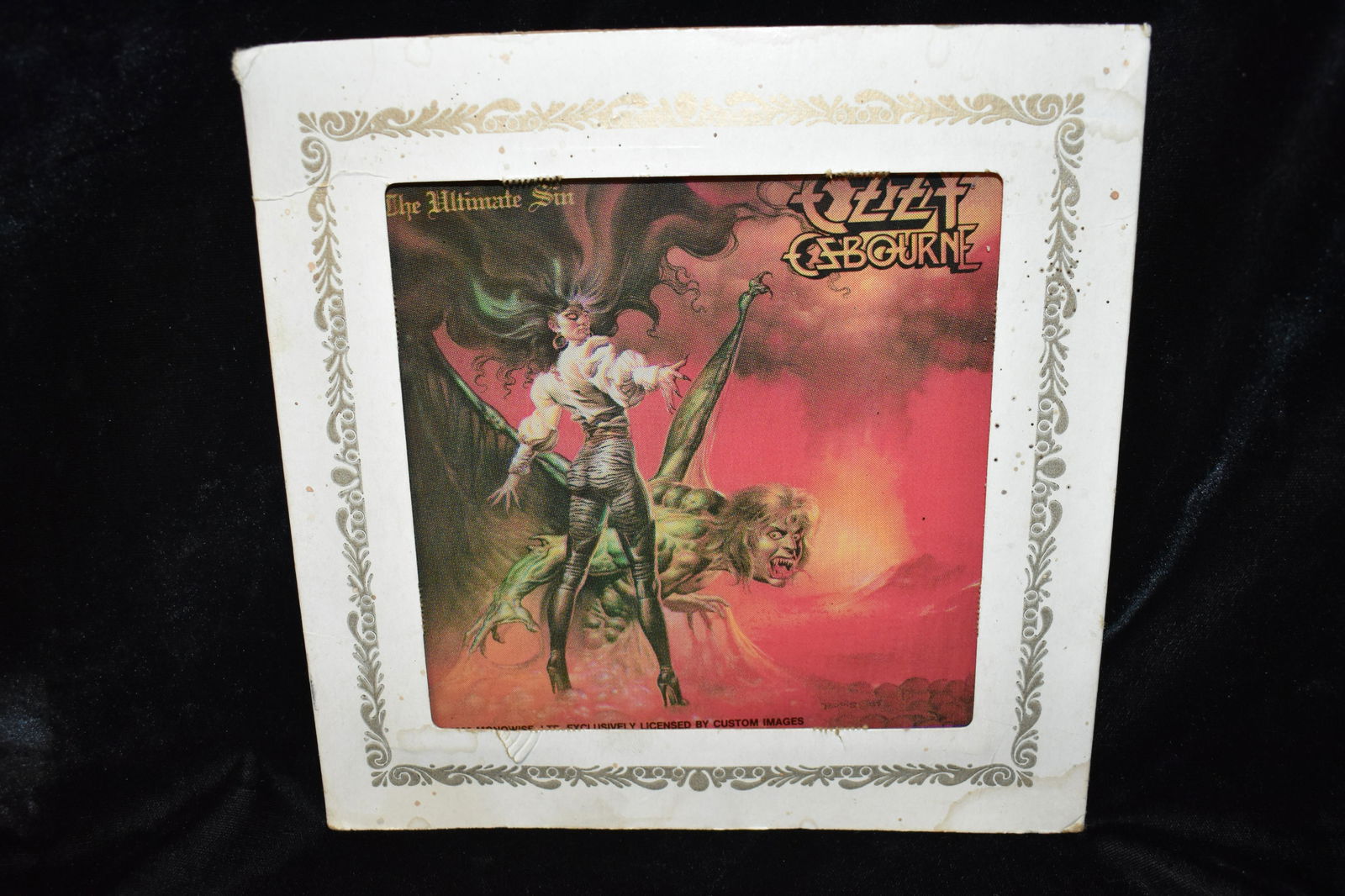 Vintage Ozzy Osbourne The Ultimate Sin 1986 Picture/Print (1 of 3)