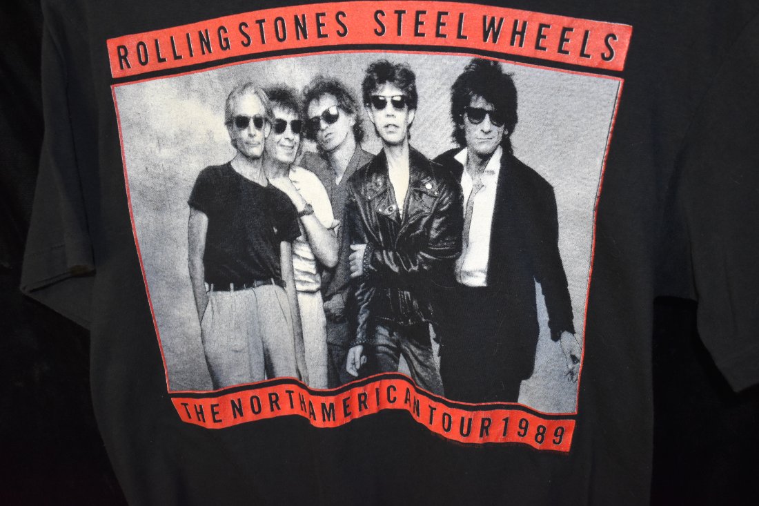 ROLLING STONES STEEL WHEELS NORTH AMERICAN TOUR 1989 T-Shirt (1 of 7)