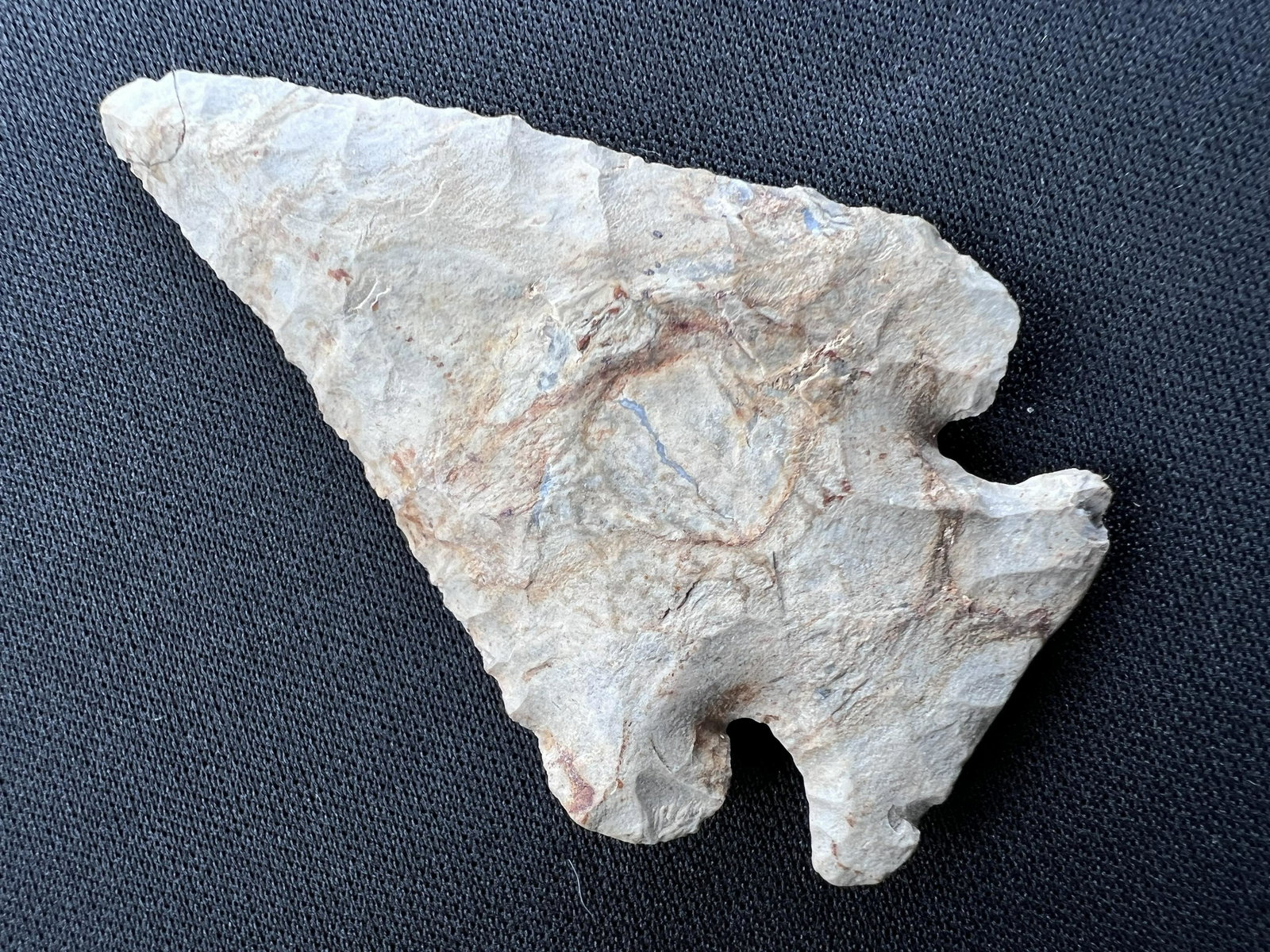 2 7/16" Lost Lake Found in Ohio. Ex: John Bennett of Kenton Ohio.: 2 7/16" Lost Lake Found in Ohio. Ex: John Bennett of Kenton Ohio. Ancient prehistoric authentic native american artifacts.