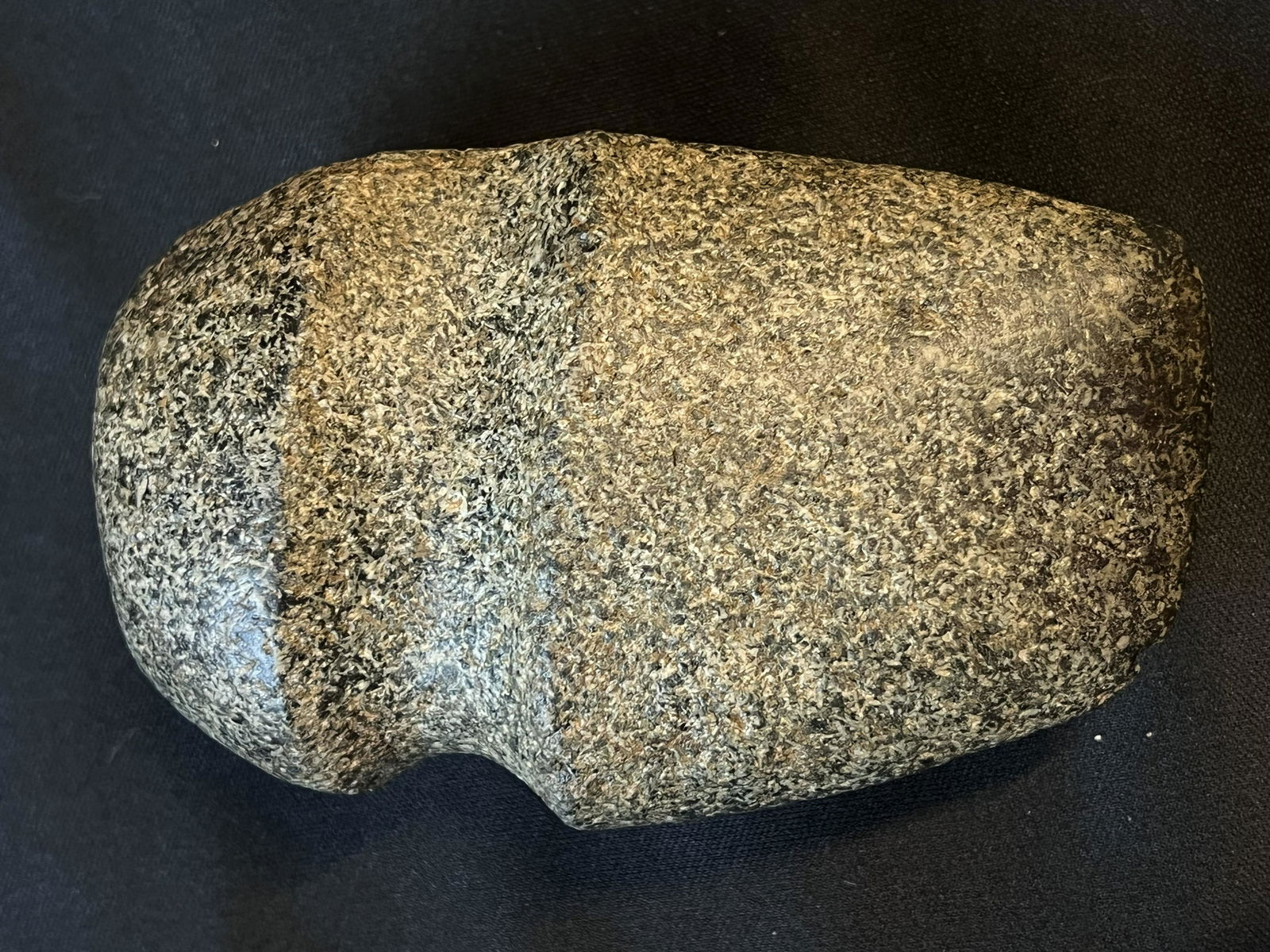 Beautiful 4 7/8" 3/4 Groove Axe found in Benton County, Missouri by Bud Olerichs. Very Well: Beautiful 4 7/8" 3/4 Groove Axe found in Benton County, Missouri by Bud Olerichs. Very Well developed granite axe. Ex Glen Hicks Collection. Ancient Native American Arrowhead Indian Artifact. Ancient