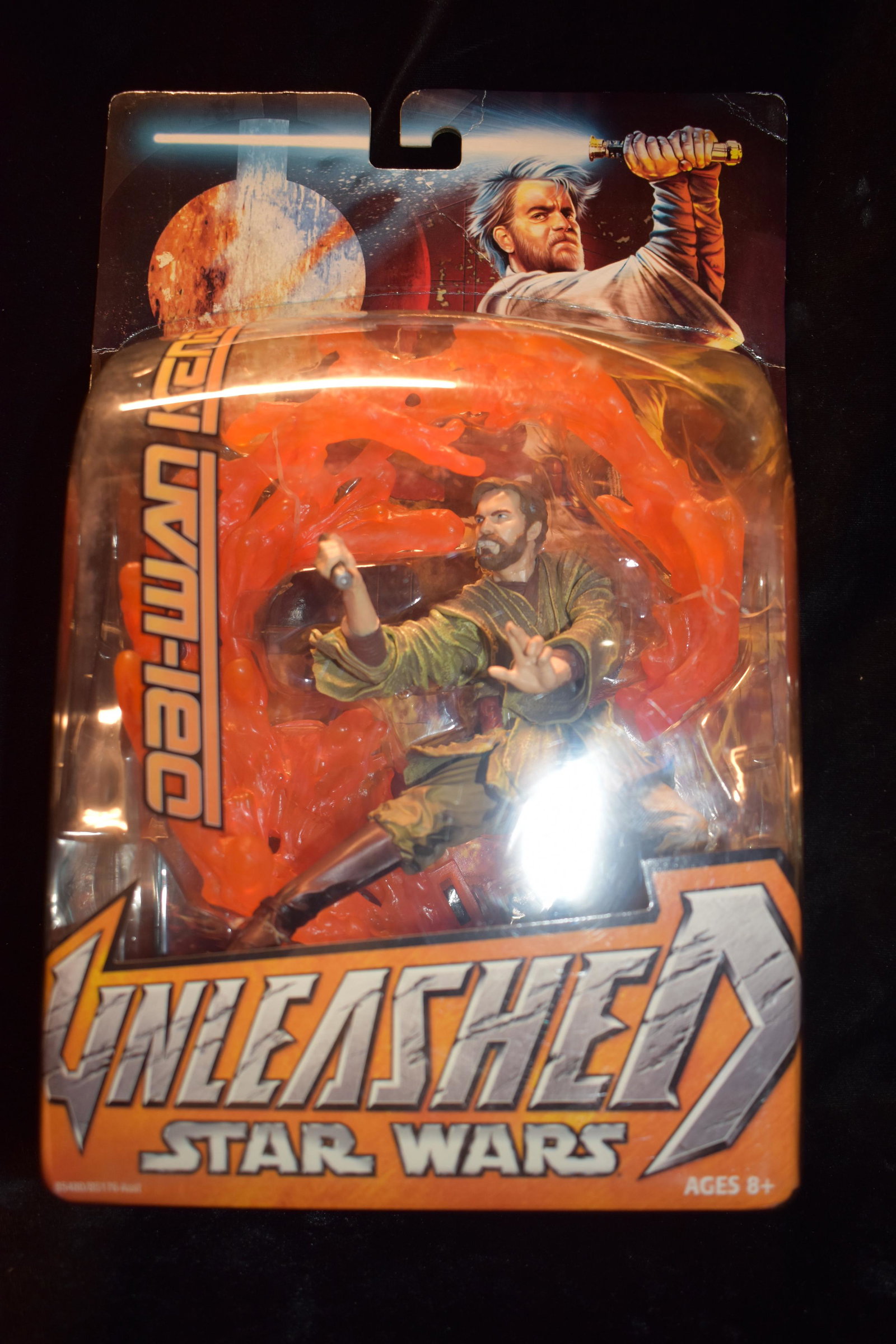 Star Wars Unleashed Obi-Wan Kenobi Action Figure Hasbro 2005 NIB (1 of 3)