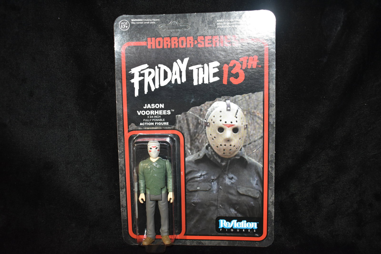 FUNKO REACTION action figure FRIDAY 13th Cult Horror Movie JASON VOORHEES (1 of 3)