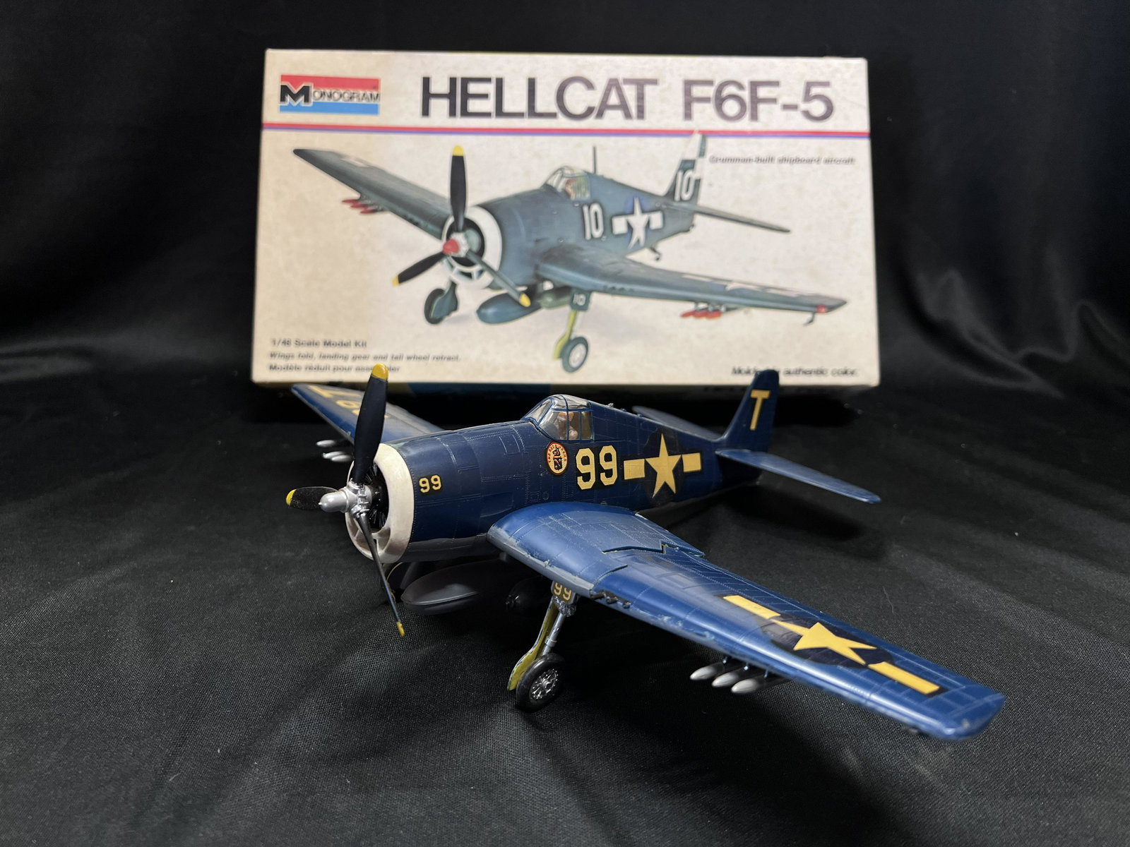 Hellcat F6F-5 Monogram Model Airplane (1 of 6)