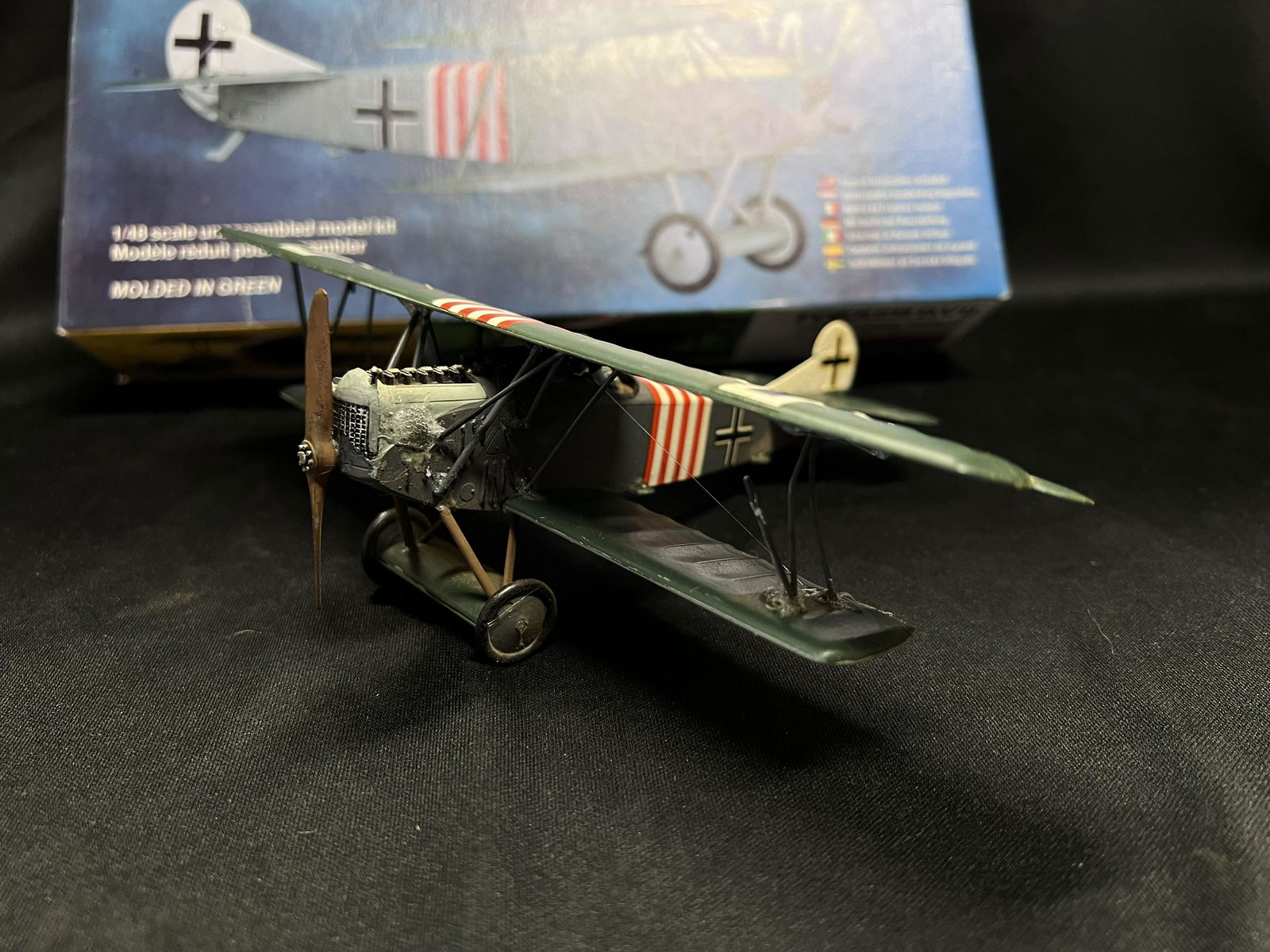 Fokker DVII Monogram Model Airplane (1 of 4)