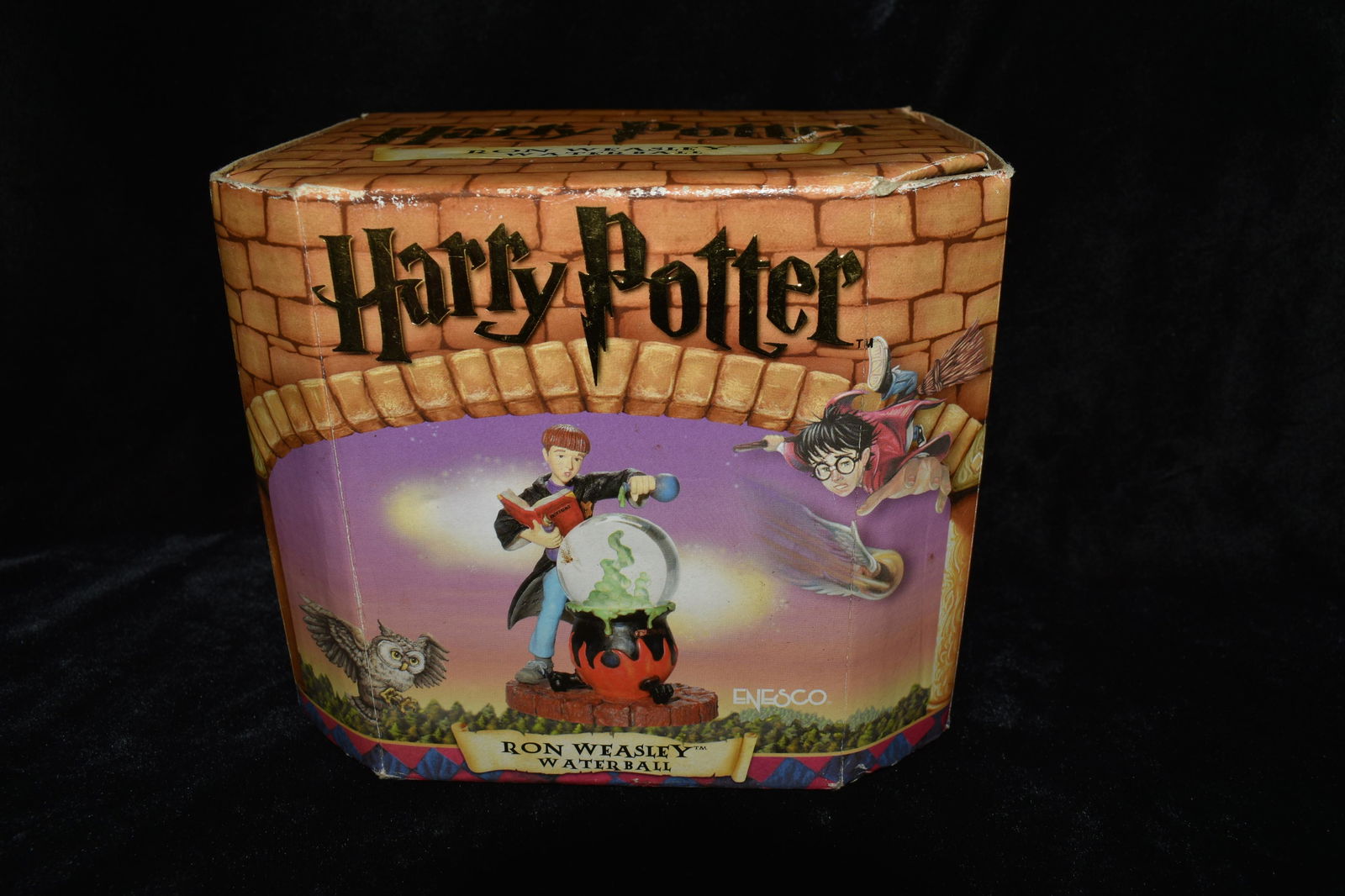 Vintage Enesco 2000 Harry Potter Ron Weasley Potion Water Ball Globe with Box (1 of 5)