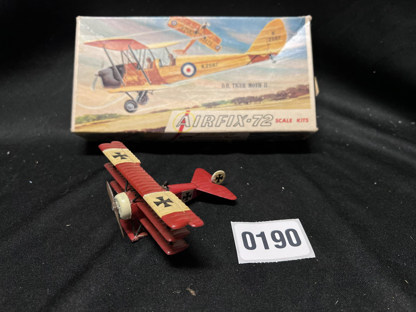 Airfix Tiger Moth Model Airplane: Airfix Tiger Moth Model Airplane. 1/72 scale with the original box. We will pack and ship these as good as possible but you might have to glue some pieces back on when you receive them. Most of the Mo