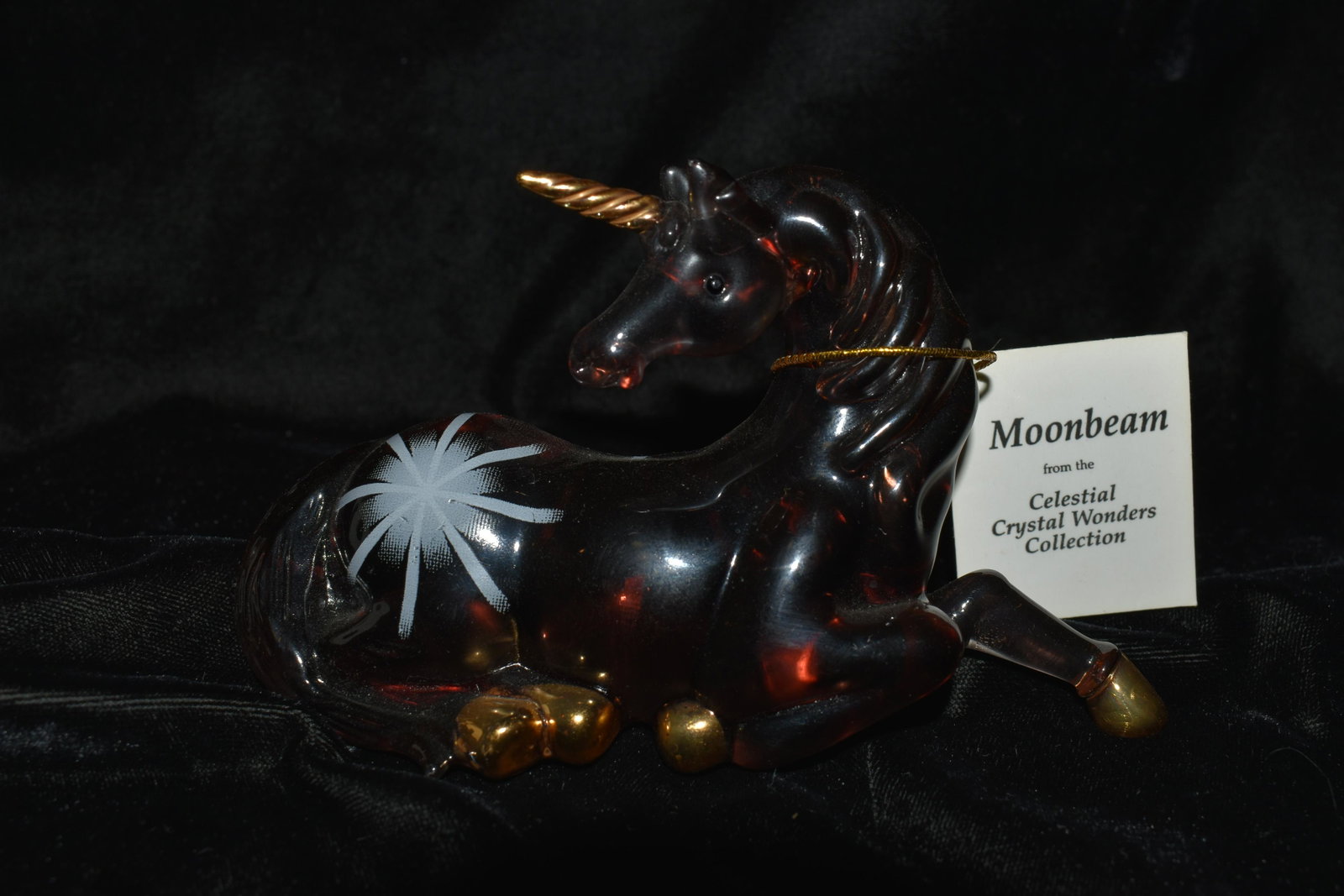 Celestial Crystal Wonders - Unicorn, The Hamilton Collection - Moonbeam: Celestial Crystal Wonders - Unicorn, The Hamilton Collection - Moonbeam. Comes with certificate of Authenticity. Number 702 from the limited edition created in 2010. Like new condition. 7" x 5 1/4"