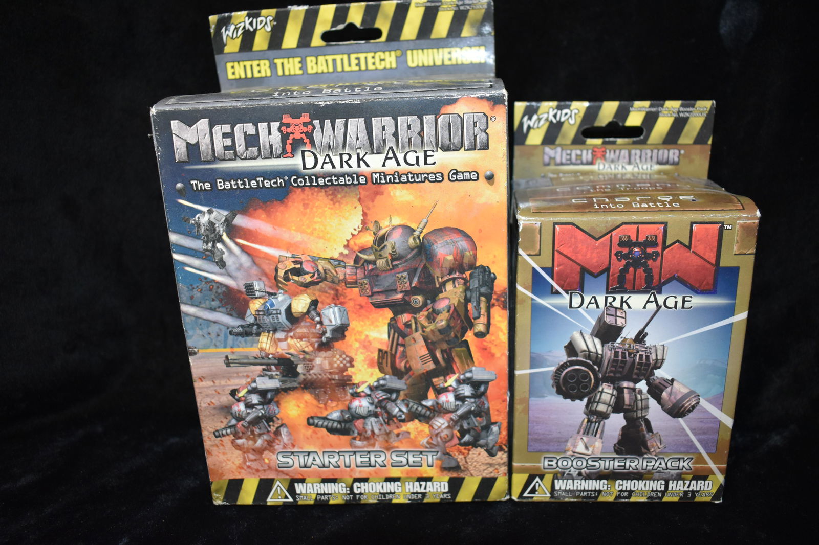 Mech Warrior Dark Age Starter Set from w/ Booster Pack 2002 (1 of 3)