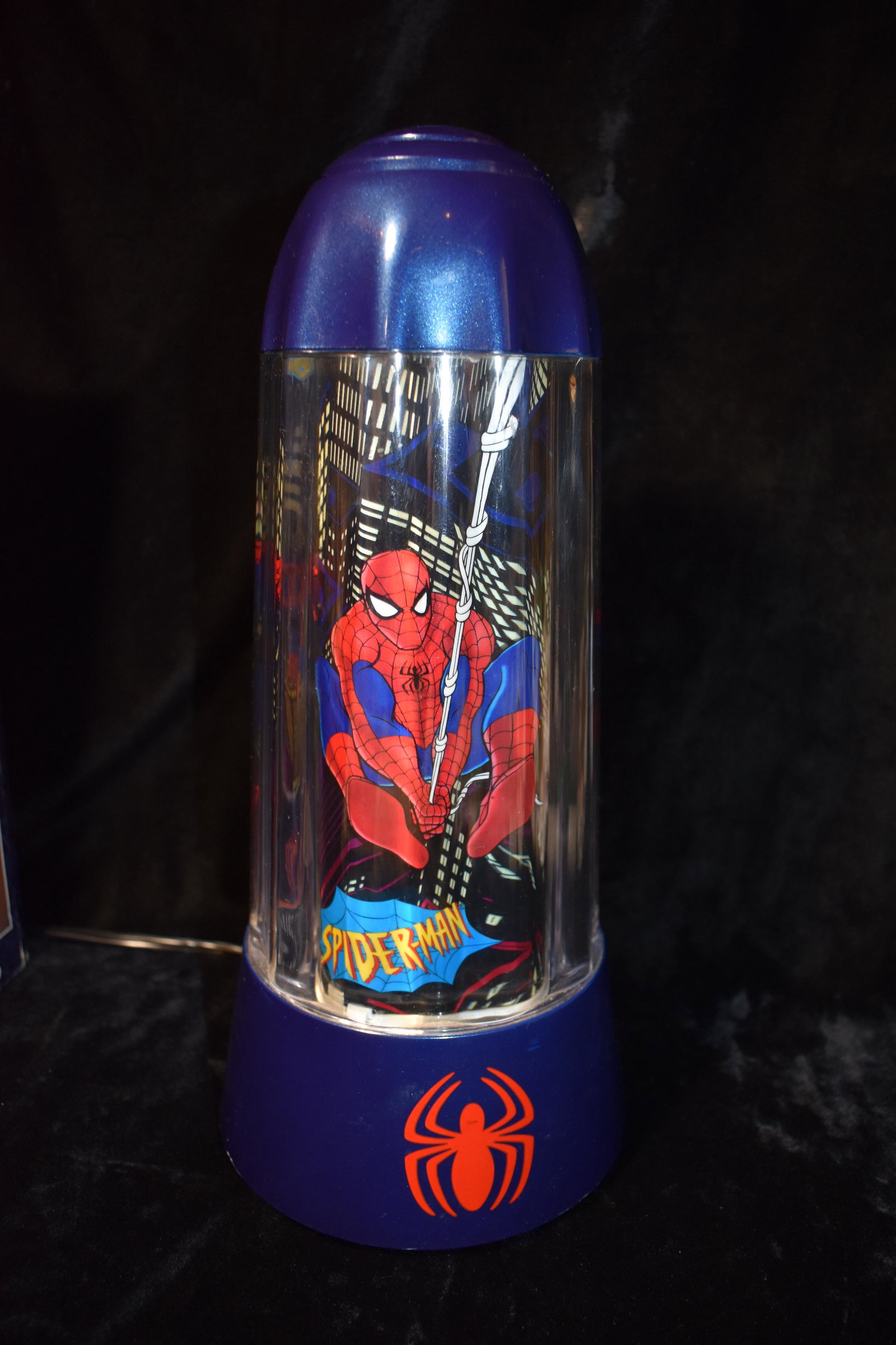 Spider-man Motion Lamp by Rabbit Tanaka MARVEL NIB 2001 (1 of 7)
