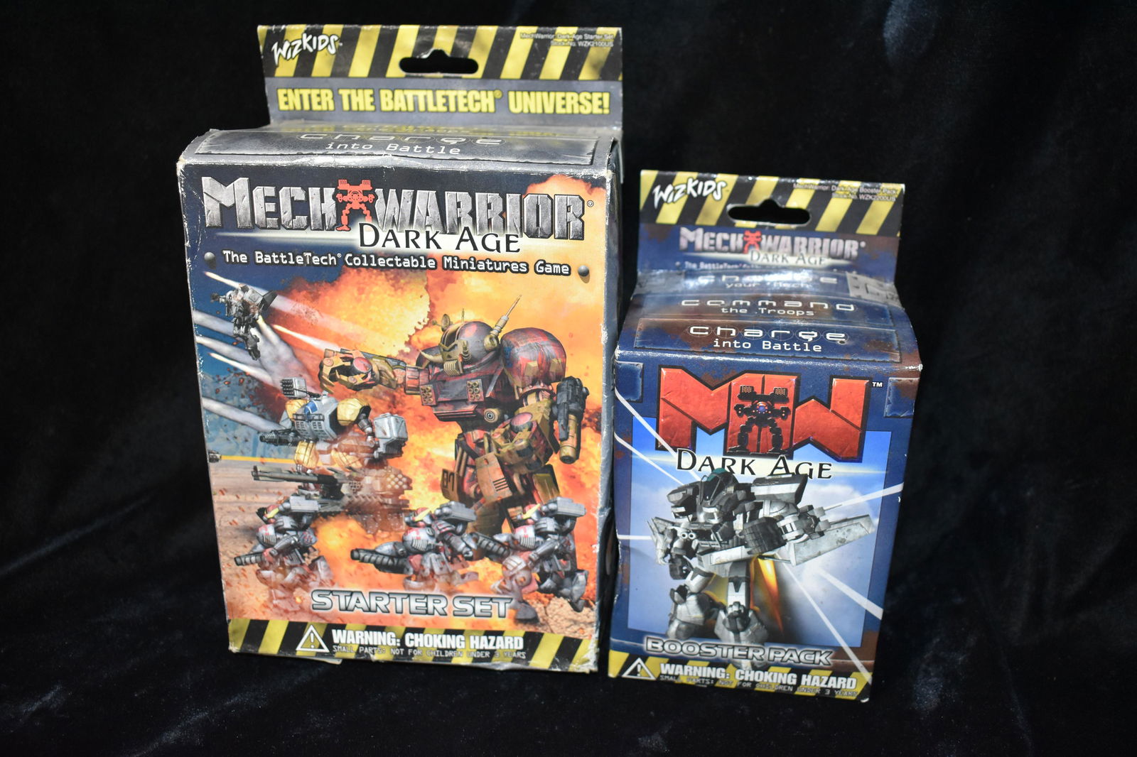 Mech Warrior Dark Age Starter Set from w/ Booster Pack 2002 (1 of 3)