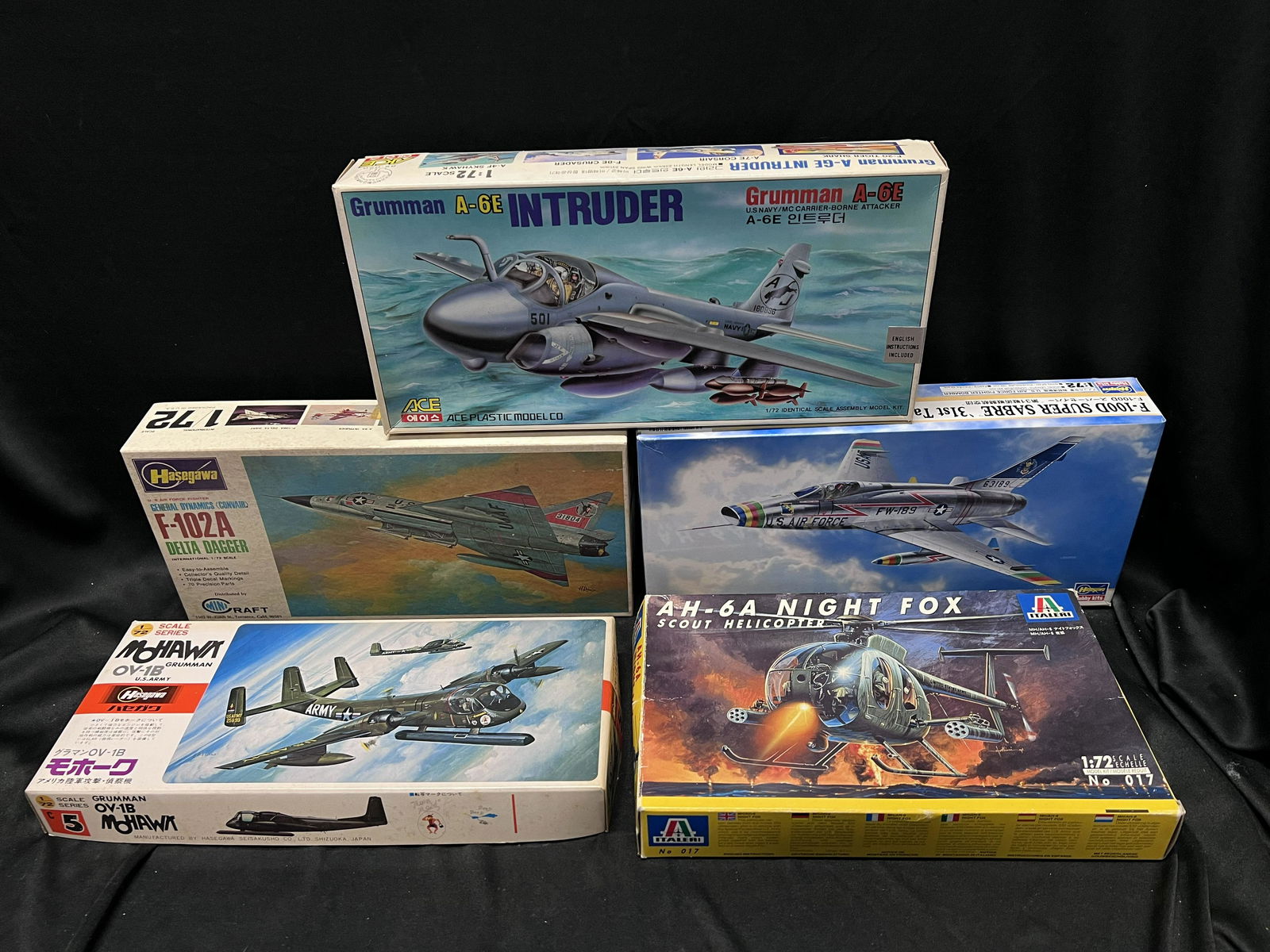 5 Vintage Misc. Model Airplane Kits (1 of 7)