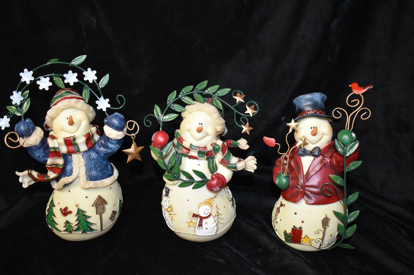 "Snowfriends" Three Snowman 2002 Still new in the Box (1 of 4)