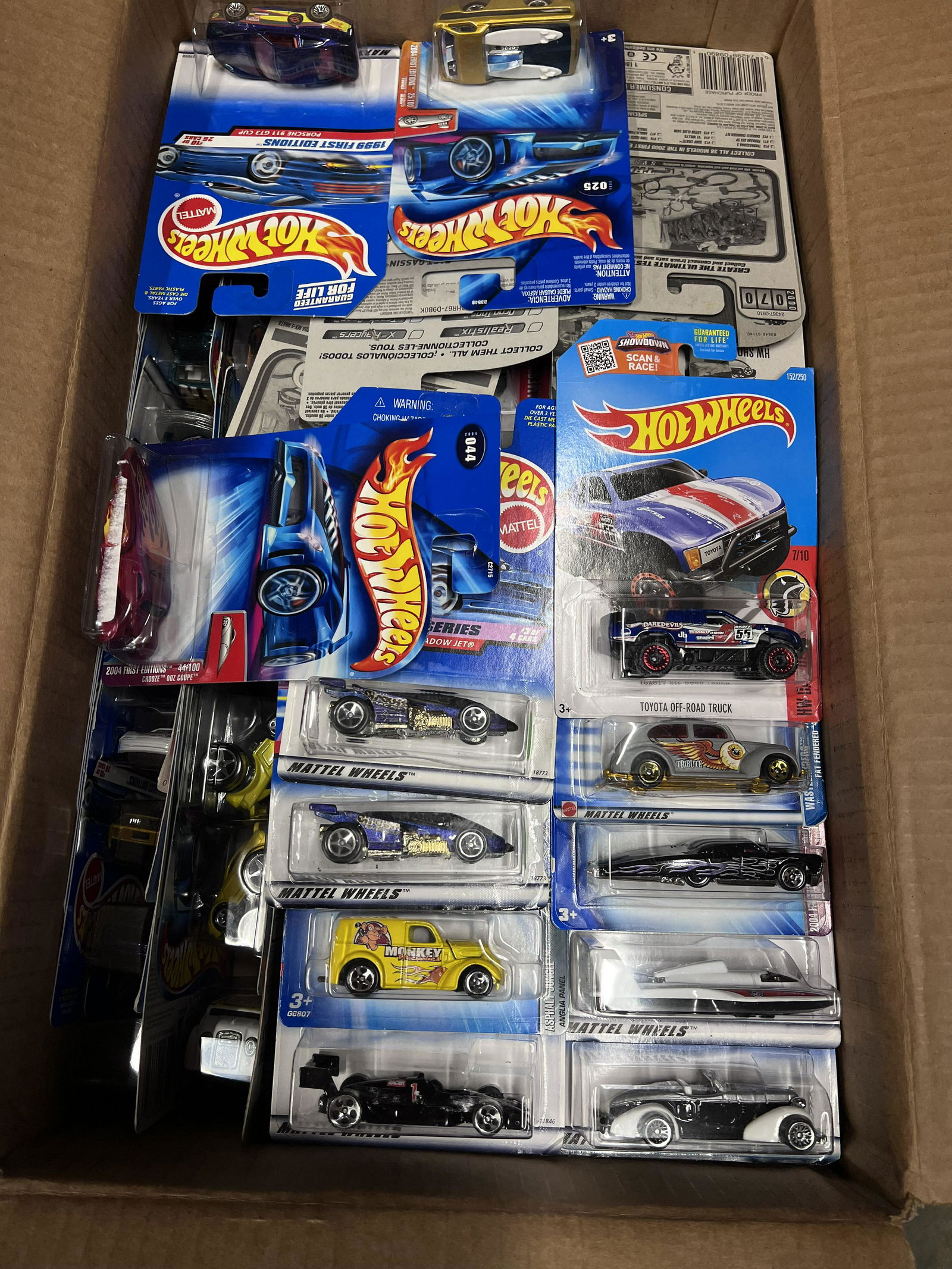 Mattel Hot Wheels Cars Assortment Contains 100 PCS. Box of New Hot Wheels Cars in their original: Mattel Hot Wheels Cars Assortment Contains 100 PCS. Box of New Hot Wheels Cars in their original package. Picture of cars if for reference only and the cars in the picture may not be the cars in the b
