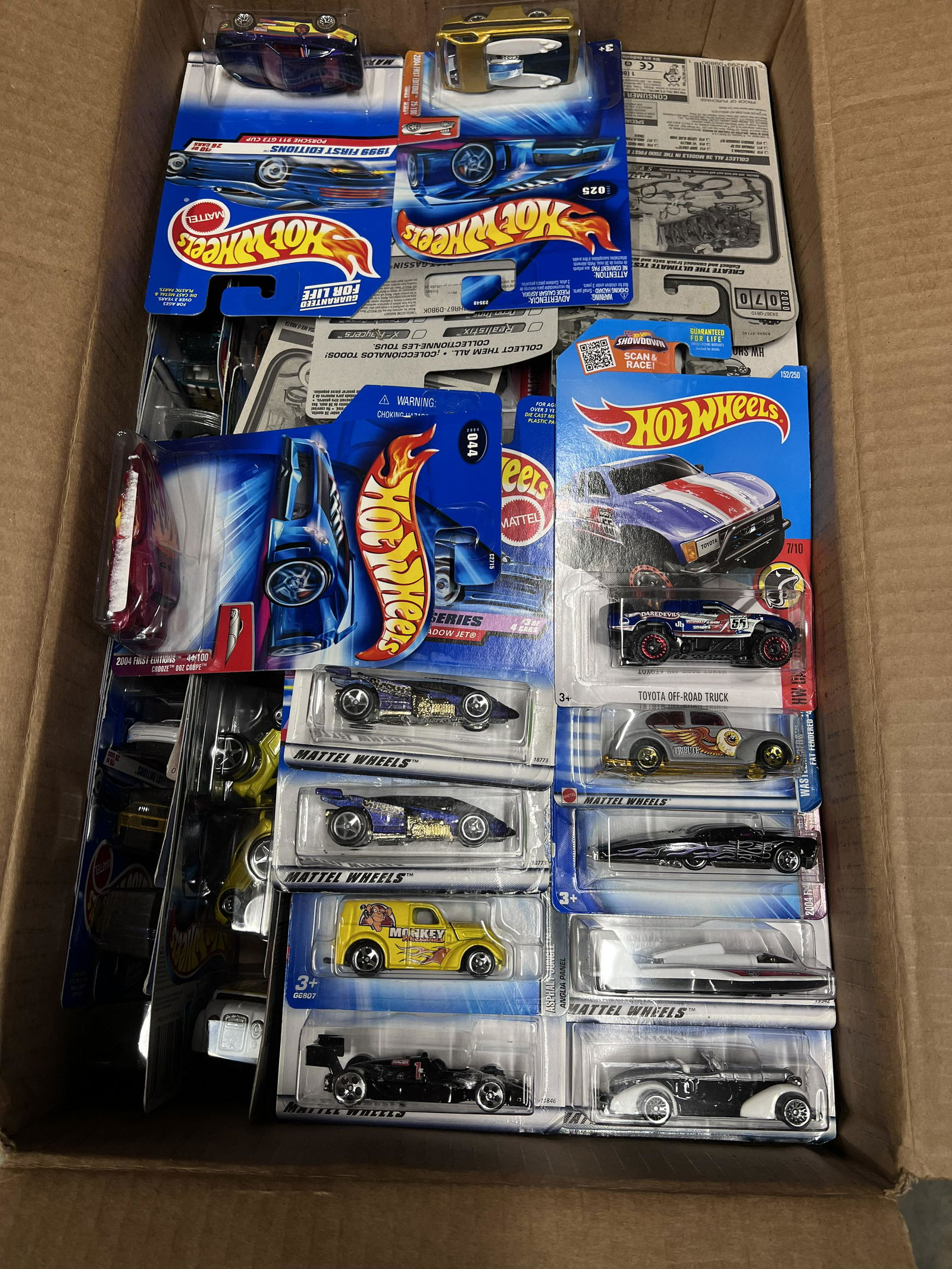 Mattel Hot Wheels Cars Assortment Contains 100 PCS. Box of New Hot Wheels Cars in their original: Mattel Hot Wheels Cars Assortment Contains 100 PCS. Box of New Hot Wheels Cars in their original package. Picture of cars if for reference only and the cars in the picture may not be the cars in the b