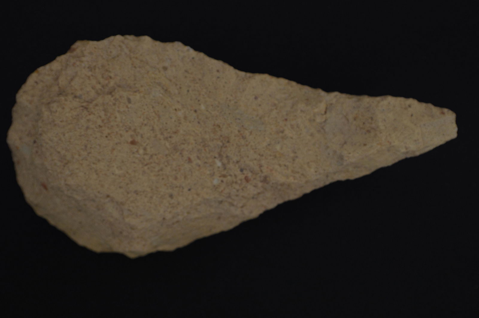 Acheulean Hand Axe 5 7/8 inches long.  Nice form and probably found in Europe. (1 of 9)
